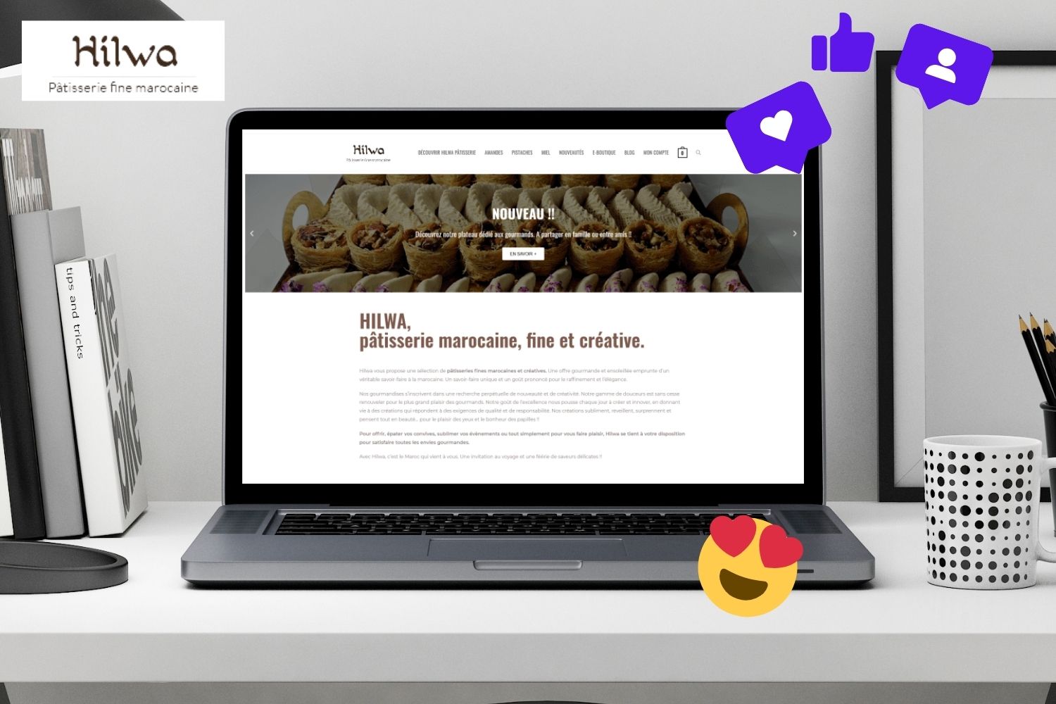 site internet patisserie